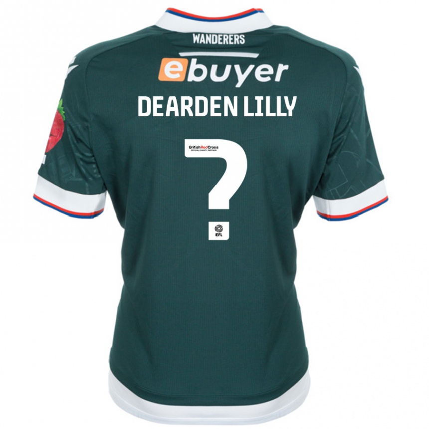 Vaikiškas Jessica Dearden-Lilly #0 Tamsiai Žalia Išvykos Marškinėliai 2024/25 T-Shirt