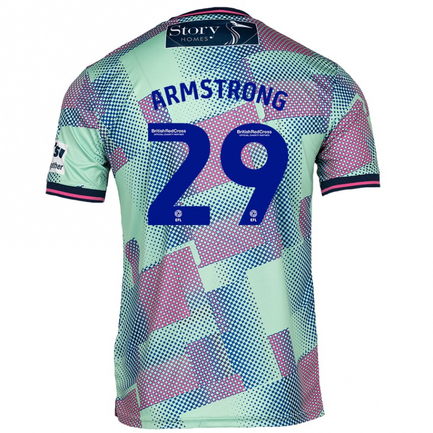 Vaikiškas Luke Armstrong #29 Žalia Išvykos Marškinėliai 2024/25 T-Shirt