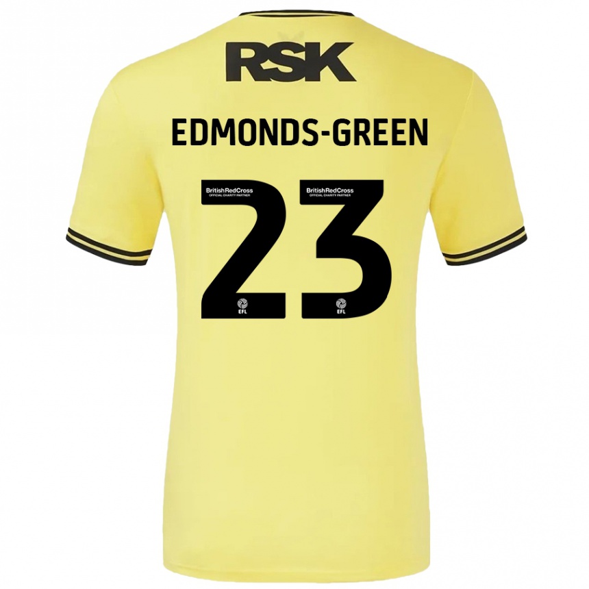 Vaikiškas Rarmani Edmonds-Green #23 Geltona Juoda Išvykos Marškinėliai 2024/25 T-Shirt