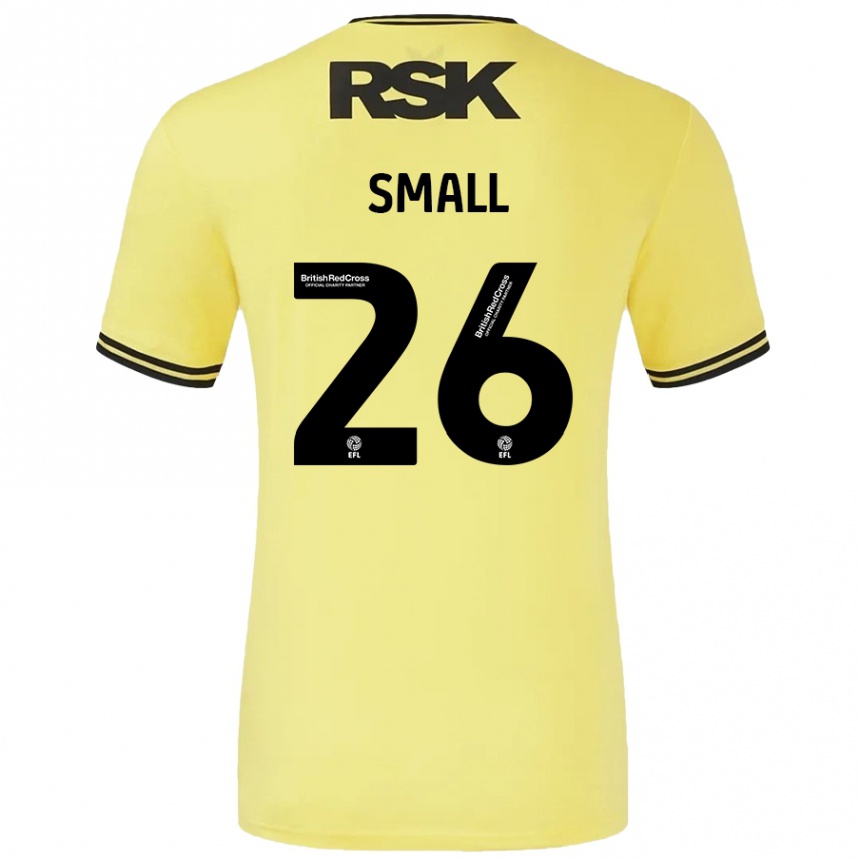 Vaikiškas Thierry Small #26 Geltona Juoda Išvykos Marškinėliai 2024/25 T-Shirt