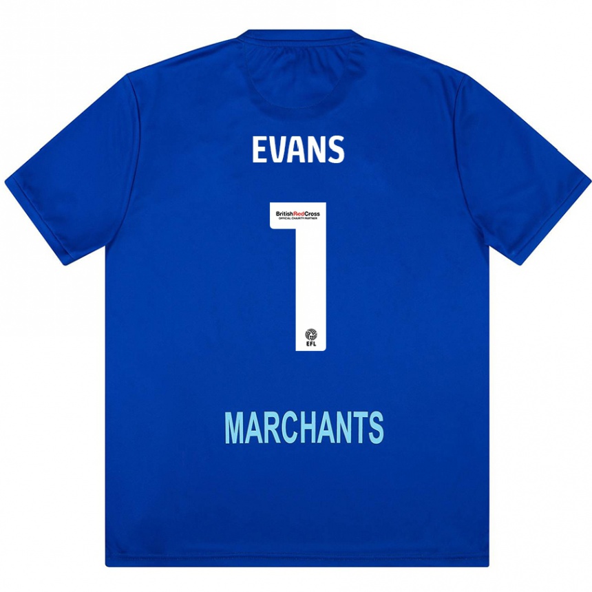 Vaikiškas Owen Evans #1 Žalia Išvykos Marškinėliai 2024/25 T-Shirt