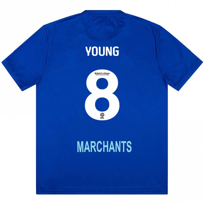 Vaikiškas Luke Young #8 Žalia Išvykos Marškinėliai 2024/25 T-Shirt