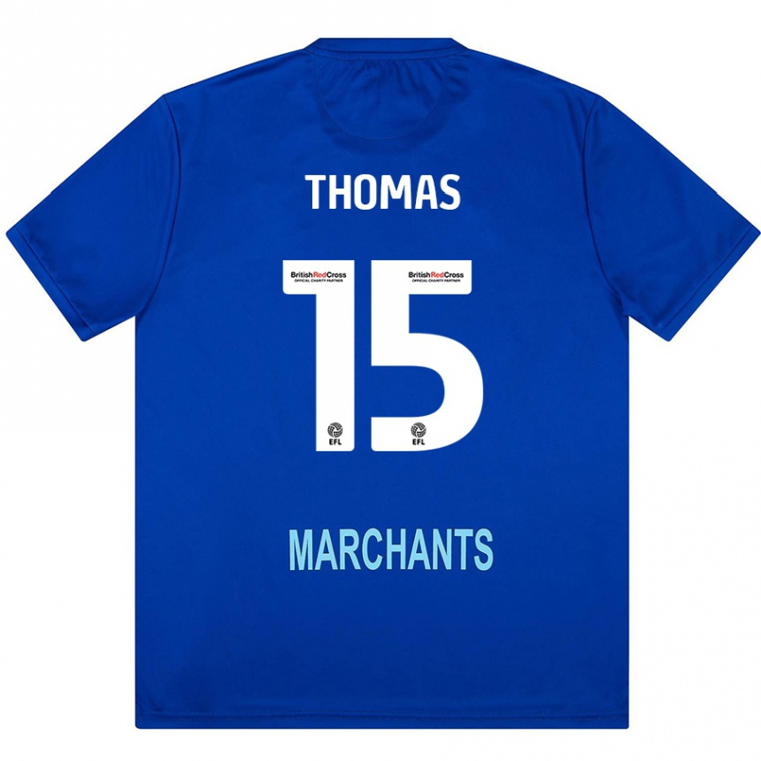 Vaikiškas Jordan Thomas #15 Žalia Išvykos Marškinėliai 2024/25 T-Shirt