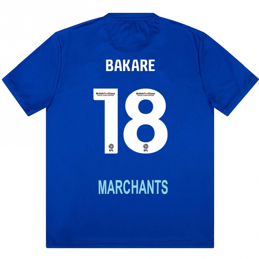 Vaikiškas Ibrahim Bakare #18 Žalia Išvykos Marškinėliai 2024/25 T-Shirt