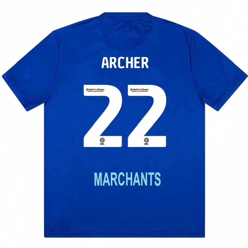 Vaikiškas Ethon Archer #22 Žalia Išvykos Marškinėliai 2024/25 T-Shirt