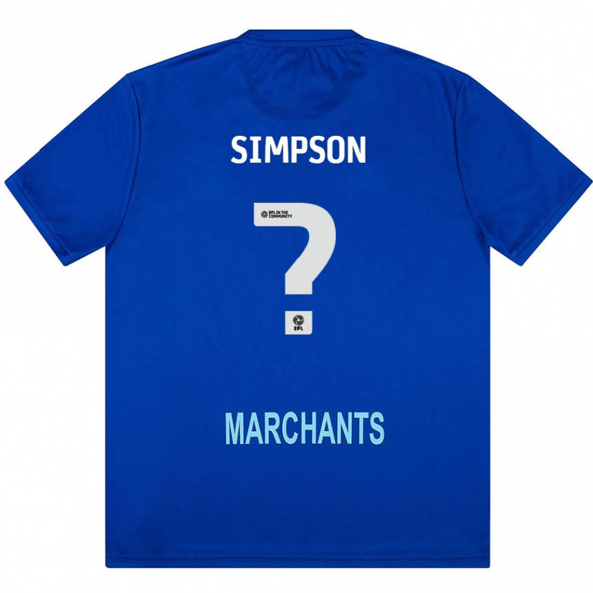 Vaikiškas Jay Simpson #0 Žalia Išvykos Marškinėliai 2024/25 T-Shirt