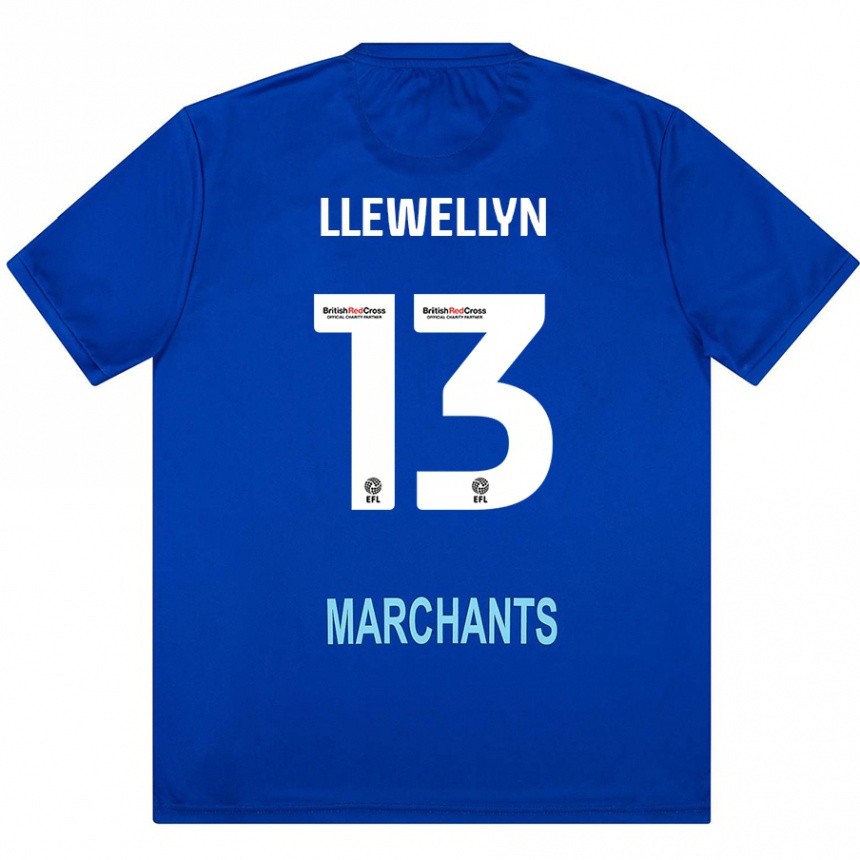 Vaikiškas Ffion Llewellyn #13 Žalia Išvykos Marškinėliai 2024/25 T-Shirt