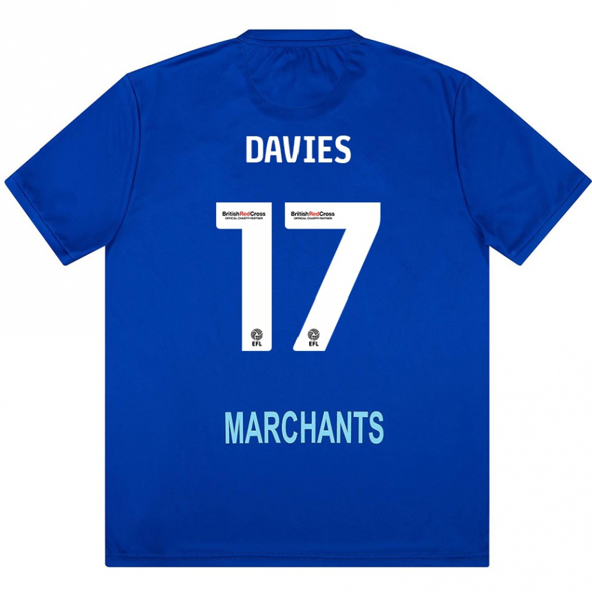 Vaikiškas Annabel Davies #17 Žalia Išvykos Marškinėliai 2024/25 T-Shirt