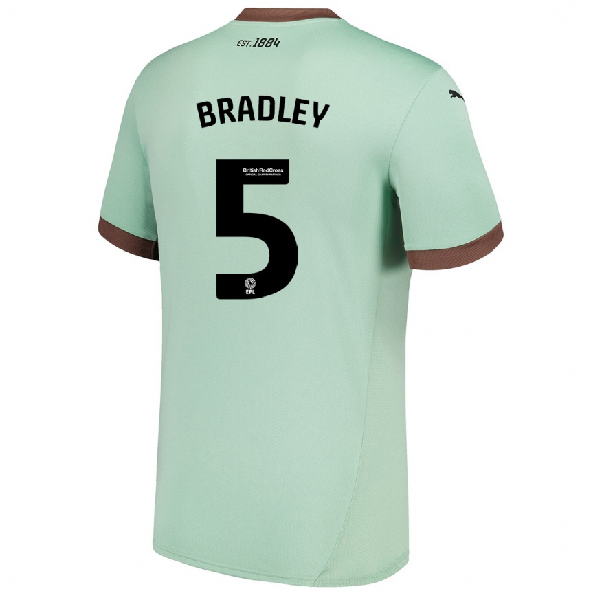 Vaikiškas Sonny Bradley #5 Šviesiai Žalia Išvykos Marškinėliai 2024/25 T-Shirt