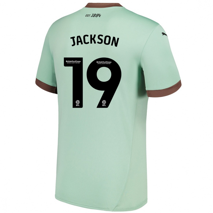 Vaikiškas Kayden Jackson #19 Šviesiai Žalia Išvykos Marškinėliai 2024/25 T-Shirt