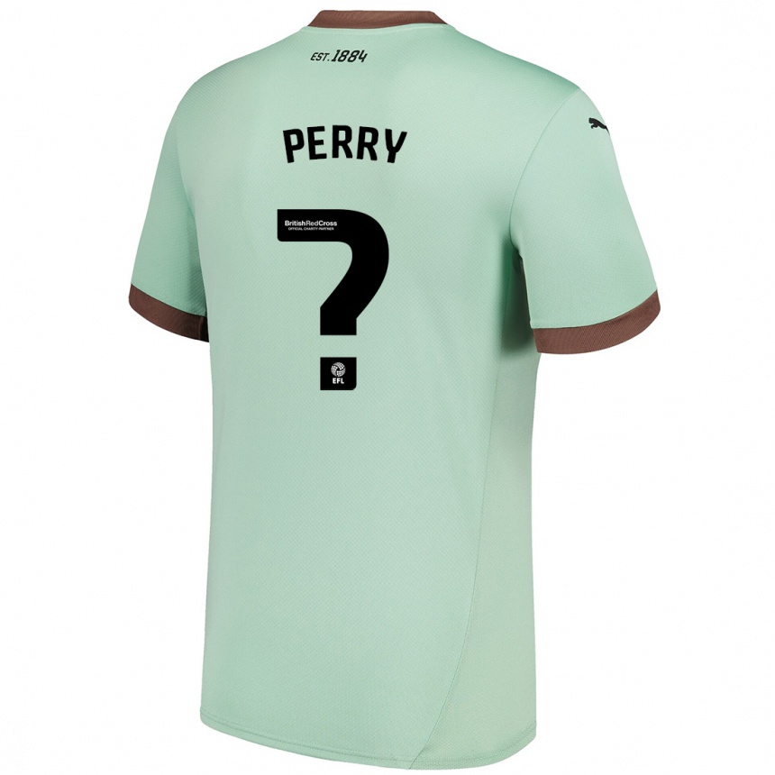 Vaikiškas Jack Perry #0 Šviesiai Žalia Išvykos Marškinėliai 2024/25 T-Shirt