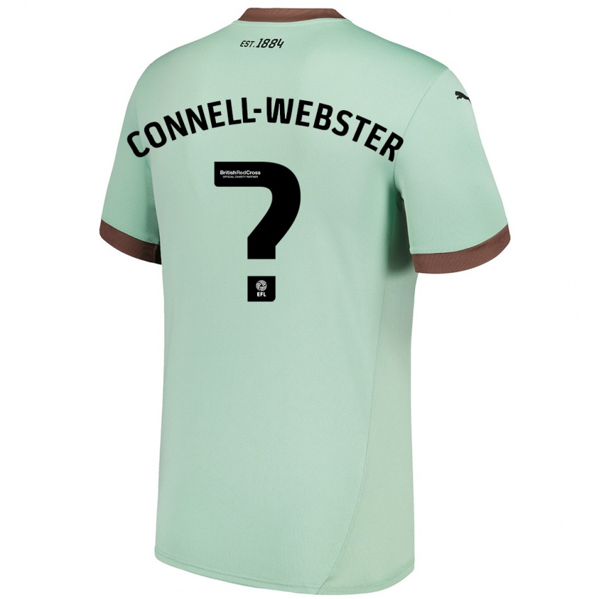 Vaikiškas Braidy Connell-Webster #0 Šviesiai Žalia Išvykos Marškinėliai 2024/25 T-Shirt