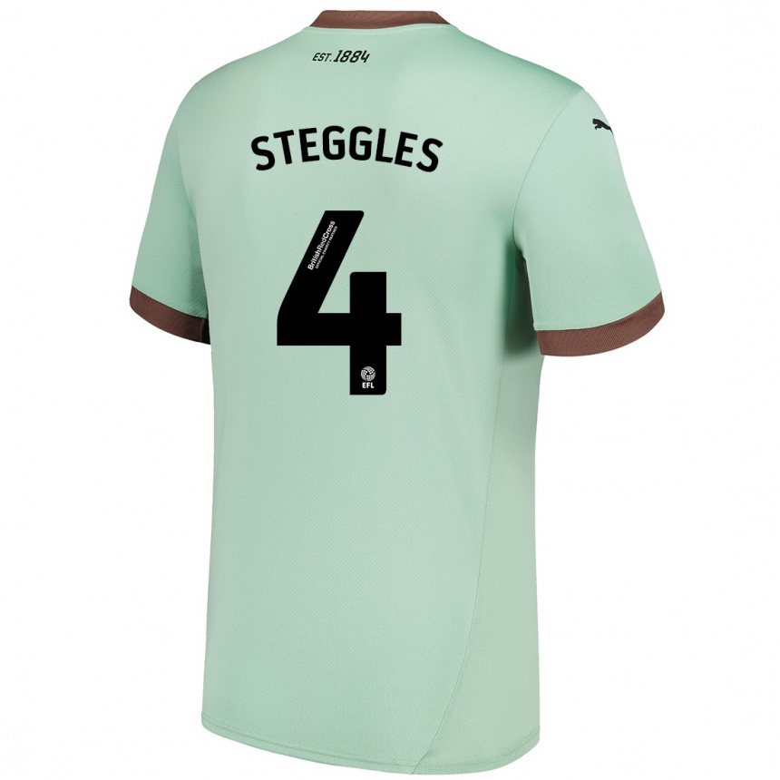 Vaikiškas Charlotte Steggles #4 Šviesiai Žalia Išvykos Marškinėliai 2024/25 T-Shirt