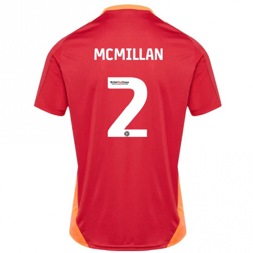 Vaikiškas Jack Mcmillan #2 Mėlyna Nebalta Išvykos Marškinėliai 2024/25 T-Shirt