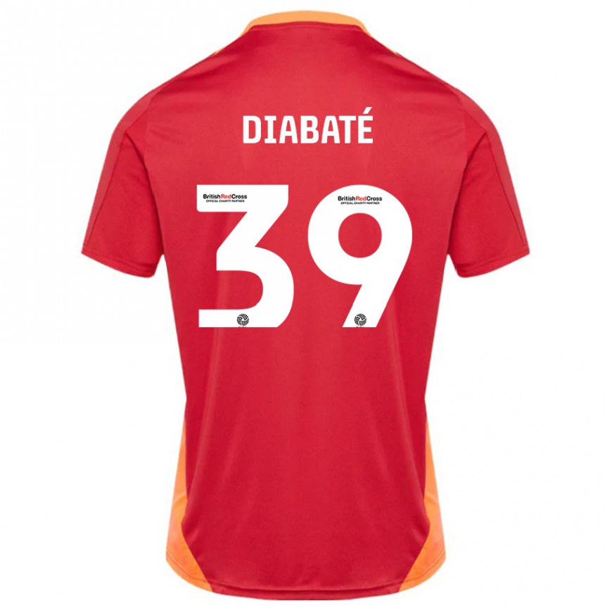 Vaikiškas Cheick Diabaté #39 Mėlyna Nebalta Išvykos Marškinėliai 2024/25 T-Shirt