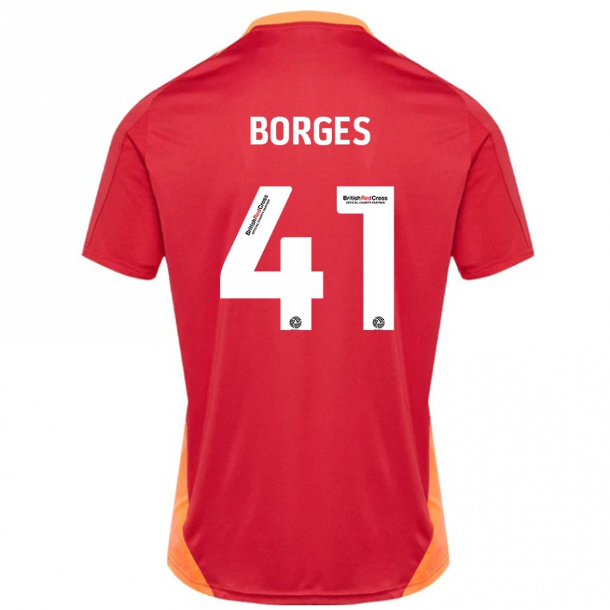 Vaikiškas Pedro Borges #41 Mėlyna Nebalta Išvykos Marškinėliai 2024/25 T-Shirt