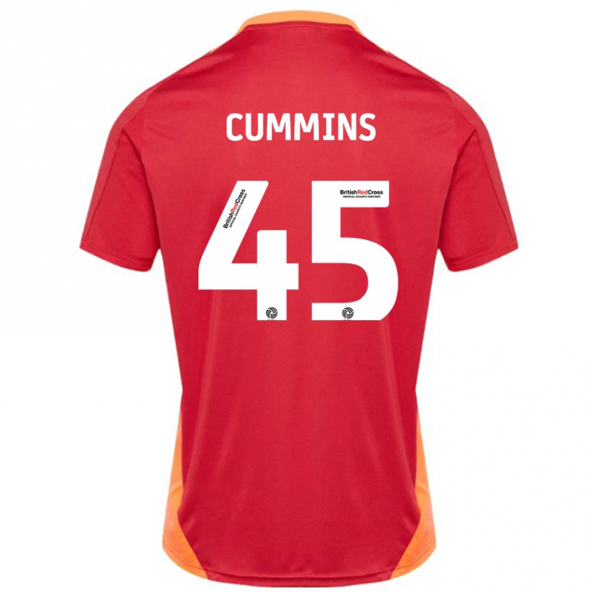 Vaikiškas Charlie Cummins #45 Mėlyna Nebalta Išvykos Marškinėliai 2024/25 T-Shirt