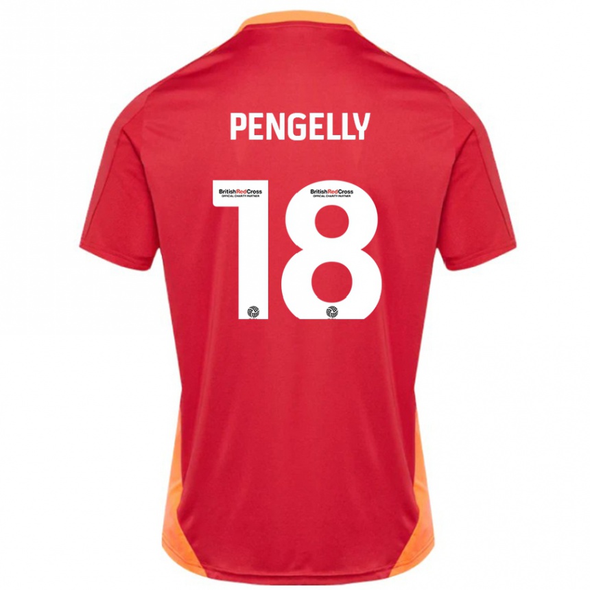 Vaikiškas Connie Pengelly #18 Mėlyna Nebalta Išvykos Marškinėliai 2024/25 T-Shirt