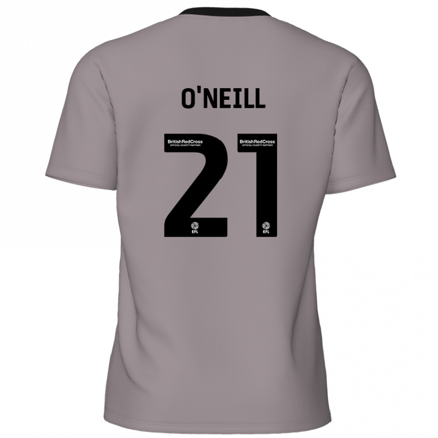 Vaikiškas Ollie O'neill #21 Pilka Išvykos Marškinėliai 2024/25 T-Shirt