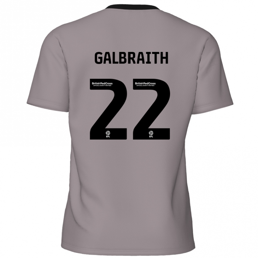 Vaikiškas Ethan Galbraith #22 Pilka Išvykos Marškinėliai 2024/25 T-Shirt