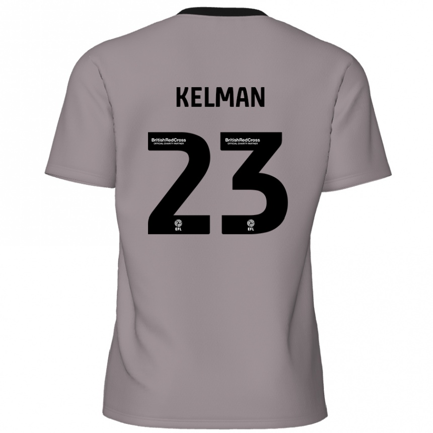 Vaikiškas Charlie Kelman #23 Pilka Išvykos Marškinėliai 2024/25 T-Shirt