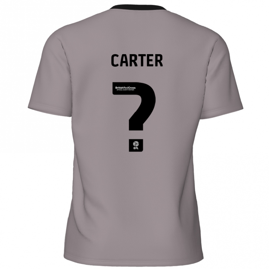 Vaikiškas Dan Carter #0 Pilka Išvykos Marškinėliai 2024/25 T-Shirt