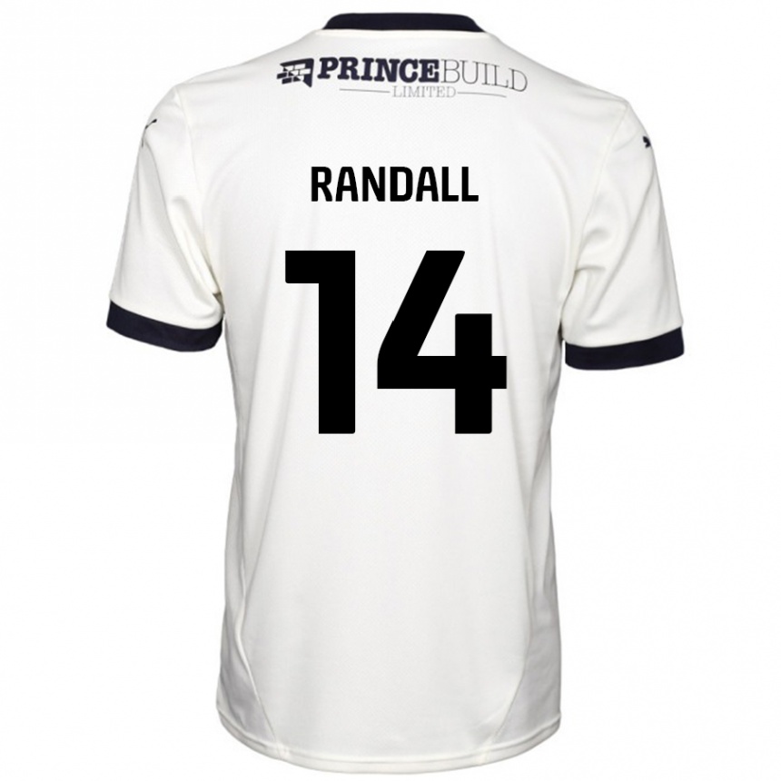 Vaikiškas Joel Randall #14 Ne Balta Juoda Išvykos Marškinėliai 2024/25 T-Shirt