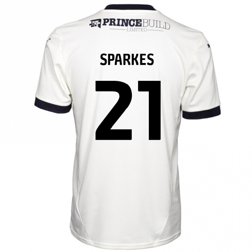 Vaikiškas Jack Sparkes #21 Ne Balta Juoda Išvykos Marškinėliai 2024/25 T-Shirt