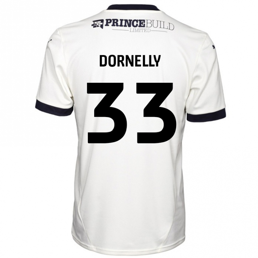 Vaikiškas James Dornelly #33 Ne Balta Juoda Išvykos Marškinėliai 2024/25 T-Shirt