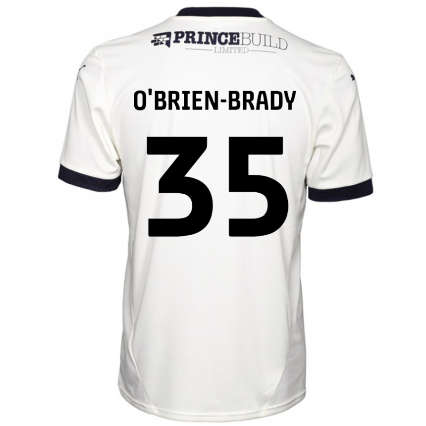 Vaikiškas Donay O'brien-Brady #35 Ne Balta Juoda Išvykos Marškinėliai 2024/25 T-Shirt