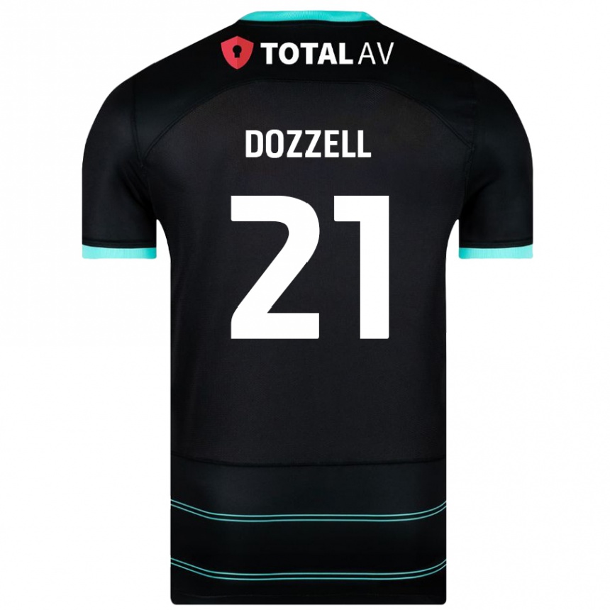 Vaikiškas Andre Dozzell #21 Juoda Išvykos Marškinėliai 2024/25 T-Shirt