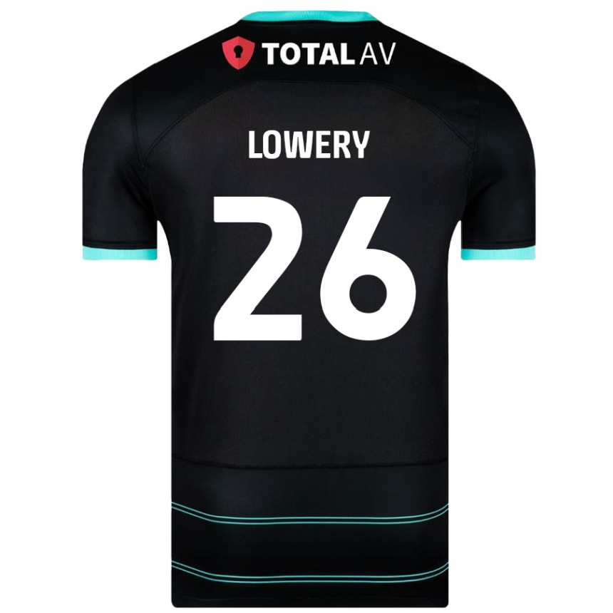 Vaikiškas Tom Lowery #26 Juoda Išvykos Marškinėliai 2024/25 T-Shirt