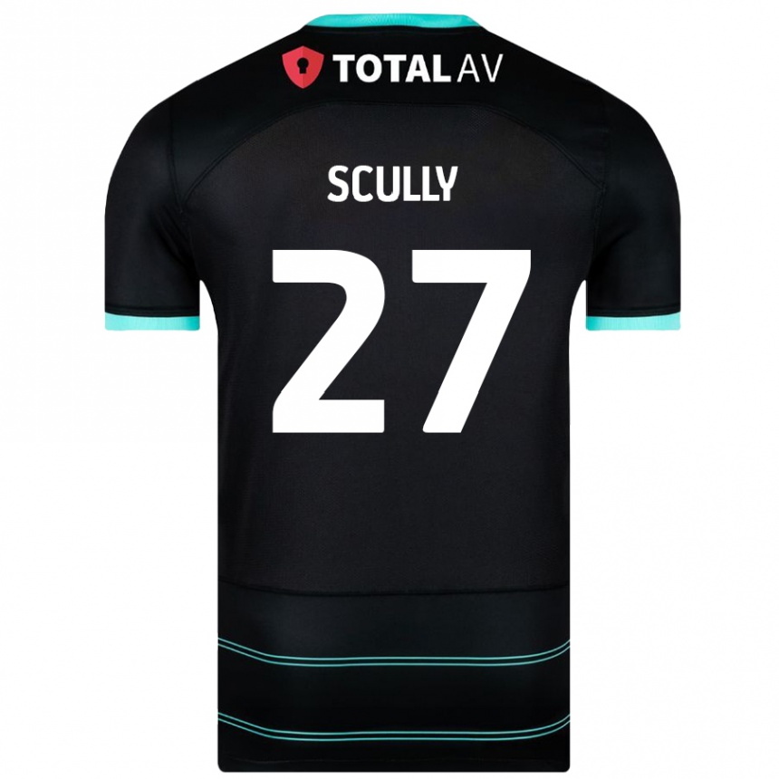 Vaikiškas Anthony Scully #27 Juoda Išvykos Marškinėliai 2024/25 T-Shirt