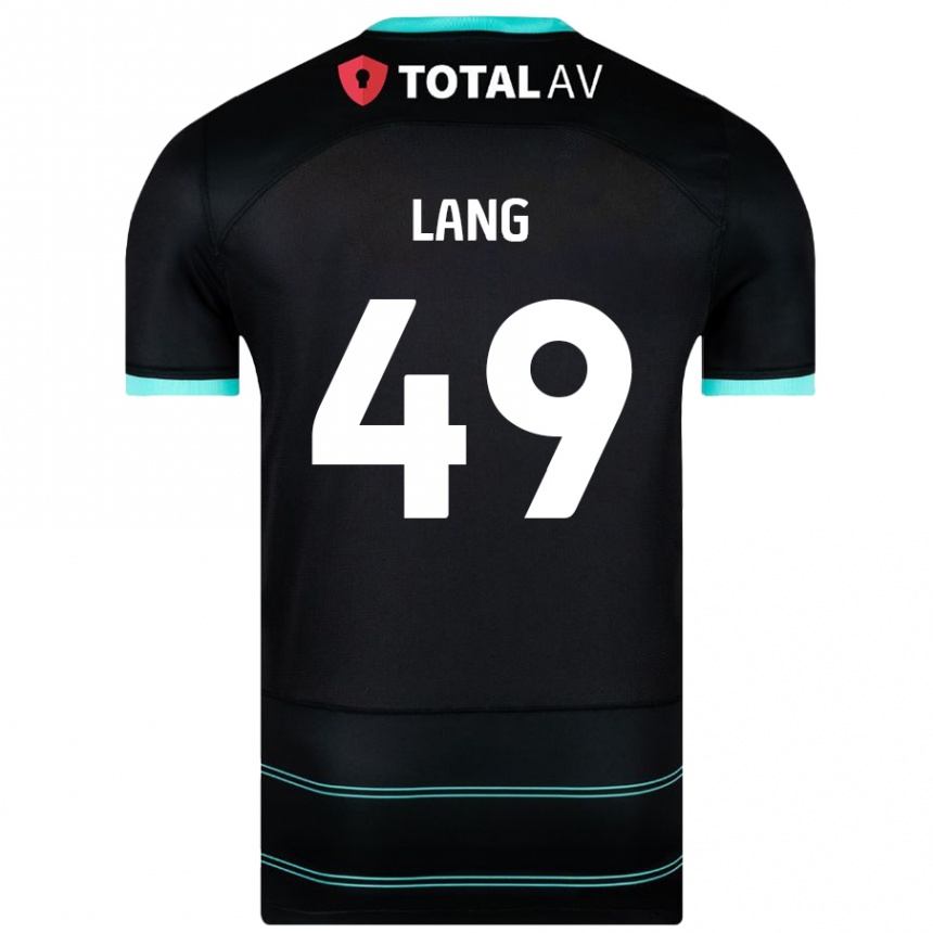 Vaikiškas Callum Lang #49 Juoda Išvykos Marškinėliai 2024/25 T-Shirt