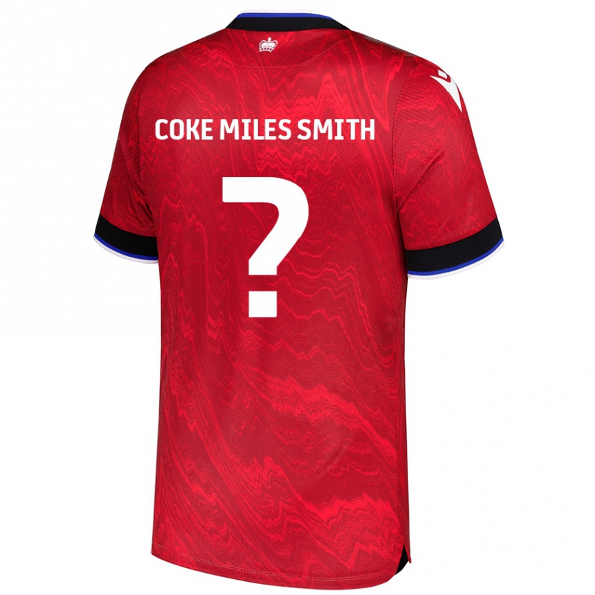 Vaikiškas Kiyan Coke Miles Smith #0 Raudona Juoda Išvykos Marškinėliai 2024/25 T-Shirt