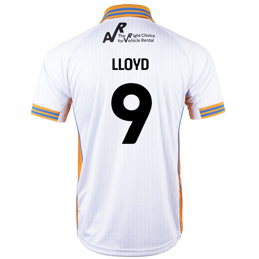 Vaikiškas George Lloyd #9 Baltas Išvykos Marškinėliai 2024/25 T-Shirt