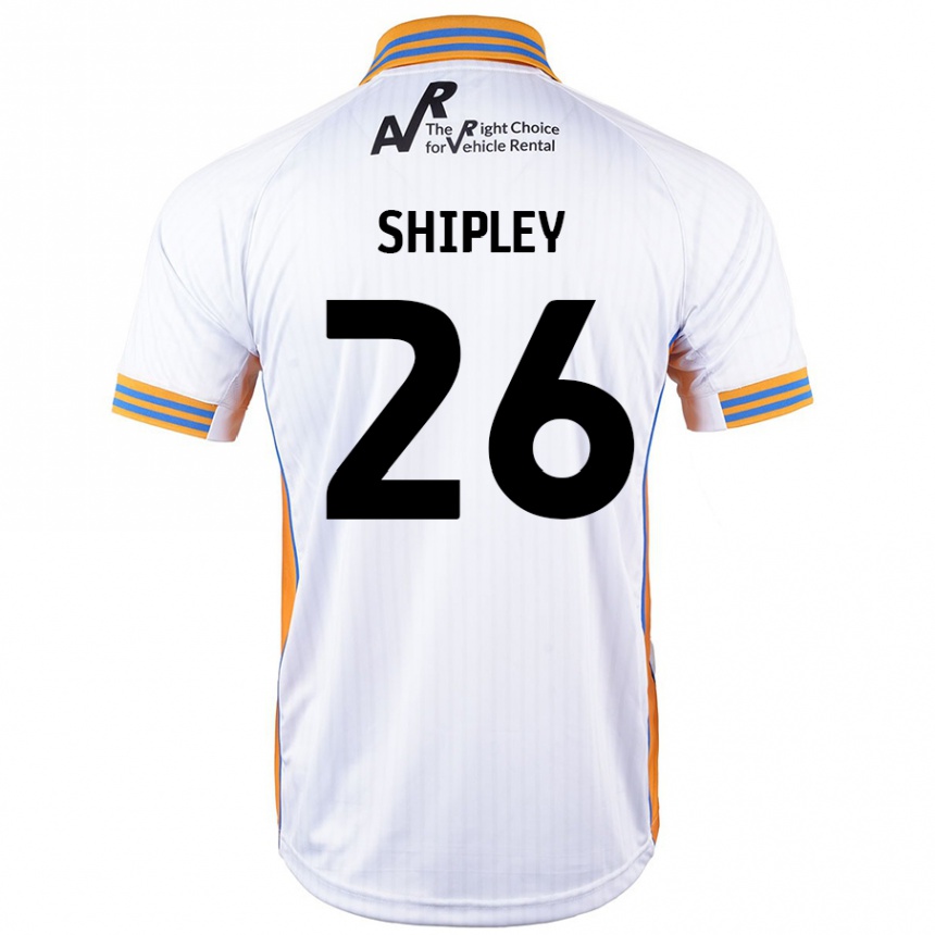 Vaikiškas Jordan Shipley #26 Baltas Išvykos Marškinėliai 2024/25 T-Shirt