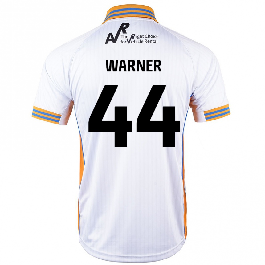 Vaikiškas James Warner #44 Baltas Išvykos Marškinėliai 2024/25 T-Shirt