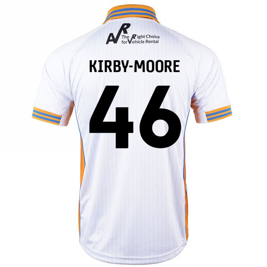 Vaikiškas Harvey Kirby-Moore #46 Baltas Išvykos Marškinėliai 2024/25 T-Shirt