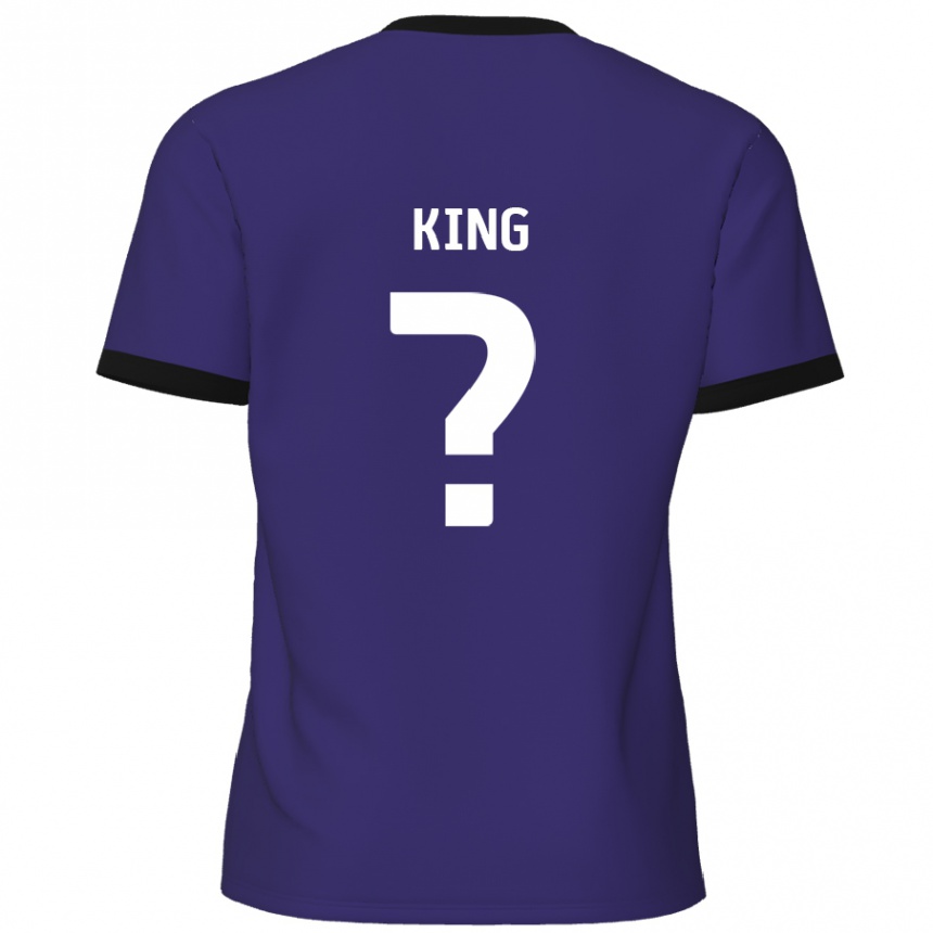 Vaikiškas Eli King #0 Violetinė Išvykos Marškinėliai 2024/25 T-Shirt