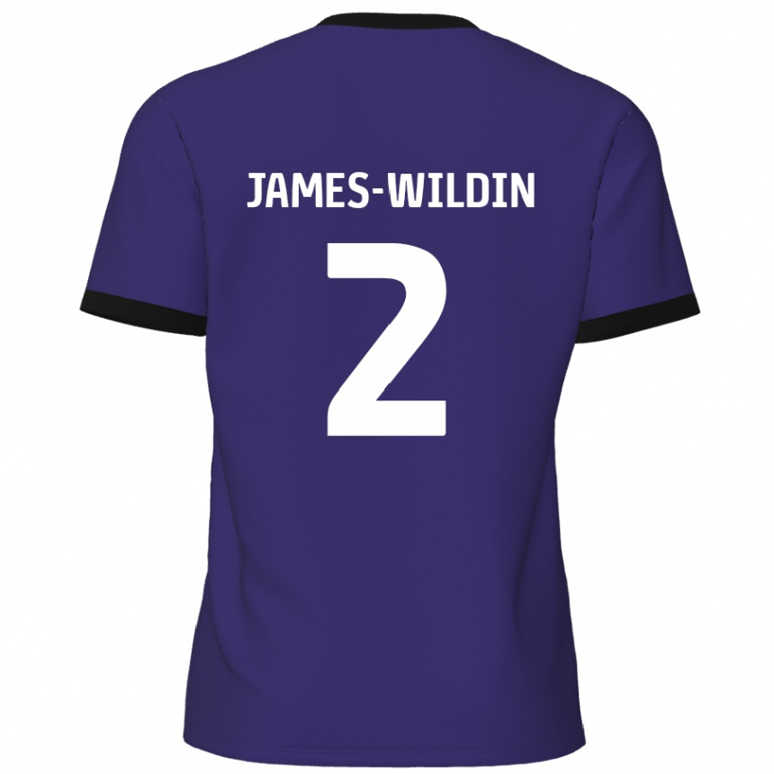 Vaikiškas Luther James-Wildin #2 Violetinė Išvykos Marškinėliai 2024/25 T-Shirt