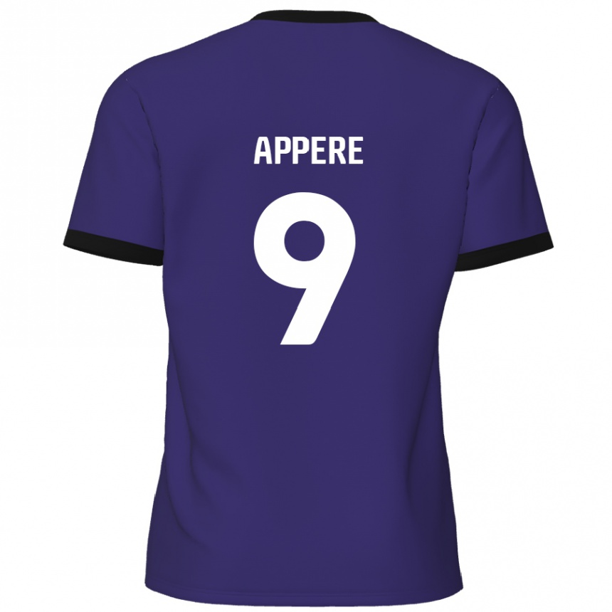 Vaikiškas Louis Appéré #9 Violetinė Išvykos Marškinėliai 2024/25 T-Shirt