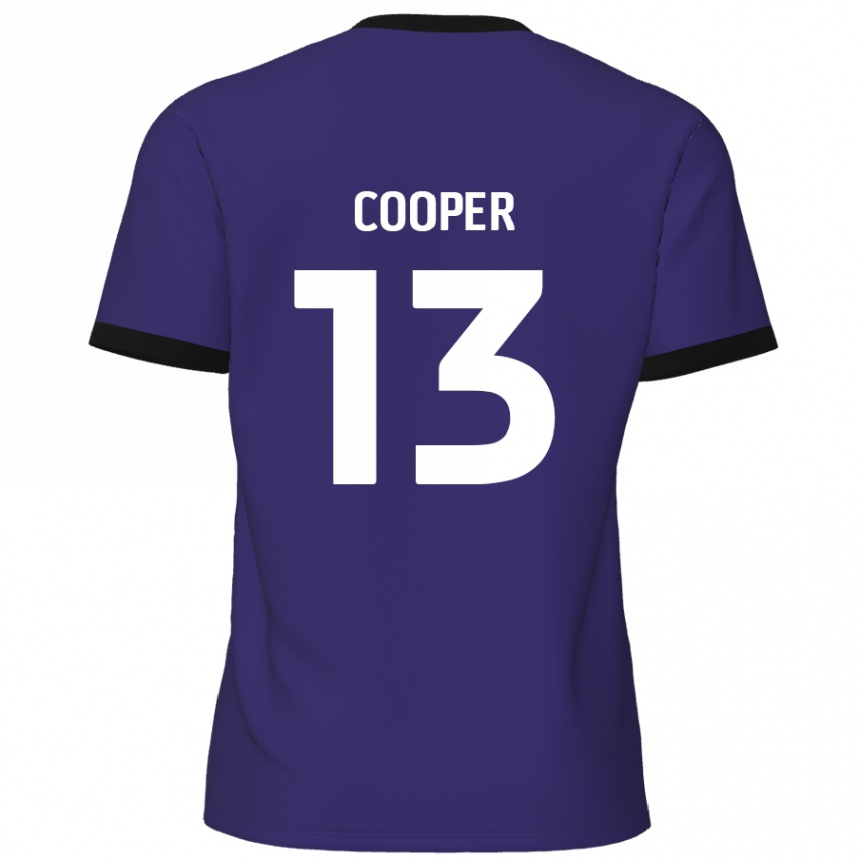 Vaikiškas Murphy Cooper #13 Violetinė Išvykos Marškinėliai 2024/25 T-Shirt