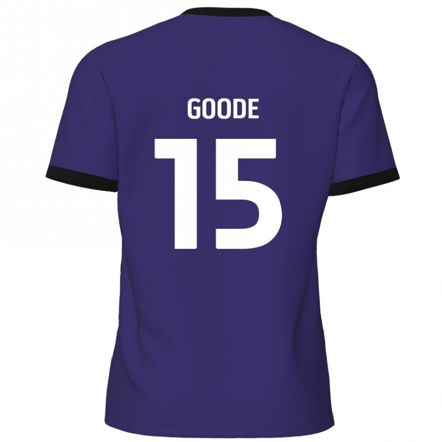 Vaikiškas Charlie Goode #15 Violetinė Išvykos Marškinėliai 2024/25 T-Shirt