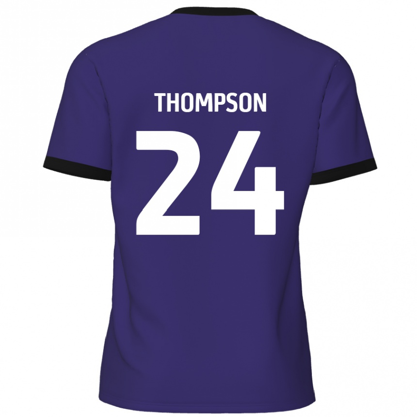 Vaikiškas Ben Thompson #24 Violetinė Išvykos Marškinėliai 2024/25 T-Shirt