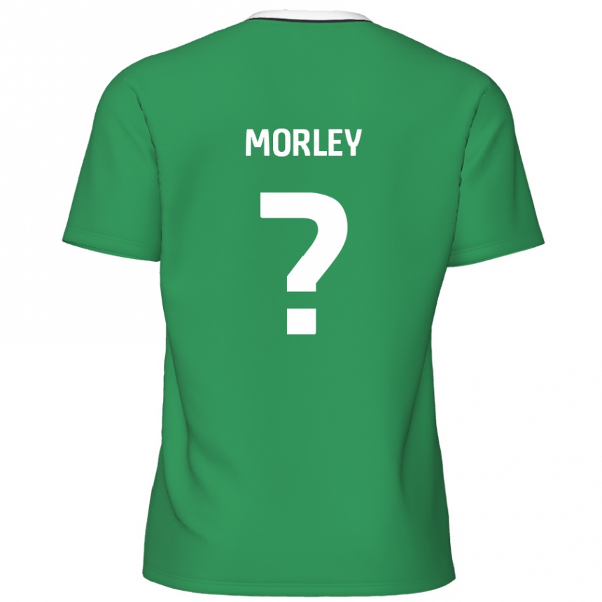 Vaikiškas Aaron Morley #0 Žalia Baltos Juostelės Išvykos Marškinėliai 2024/25 T-Shirt