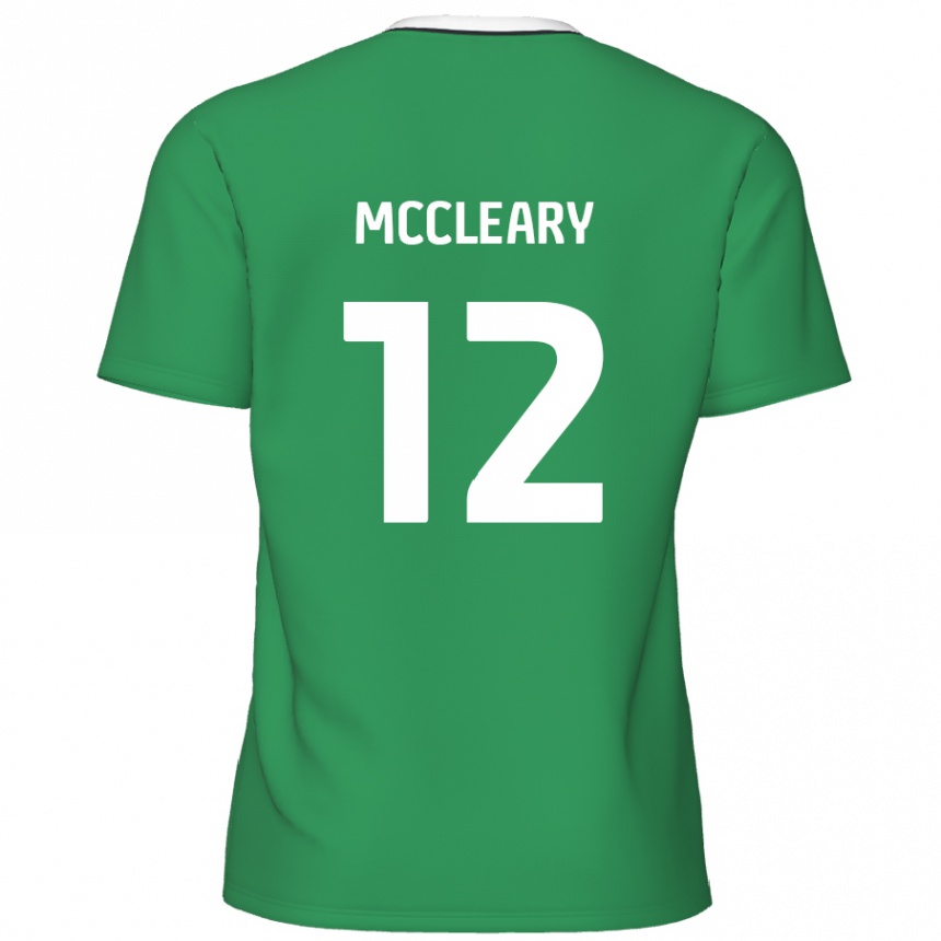 Vaikiškas Garath Mccleary #12 Žalia Baltos Juostelės Išvykos Marškinėliai 2024/25 T-Shirt