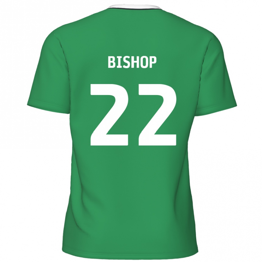 Vaikiškas Nathan Bishop #22 Žalia Baltos Juostelės Išvykos Marškinėliai 2024/25 T-Shirt