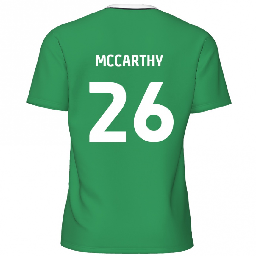 Vaikiškas Jason Mccarthy #26 Žalia Baltos Juostelės Išvykos Marškinėliai 2024/25 T-Shirt