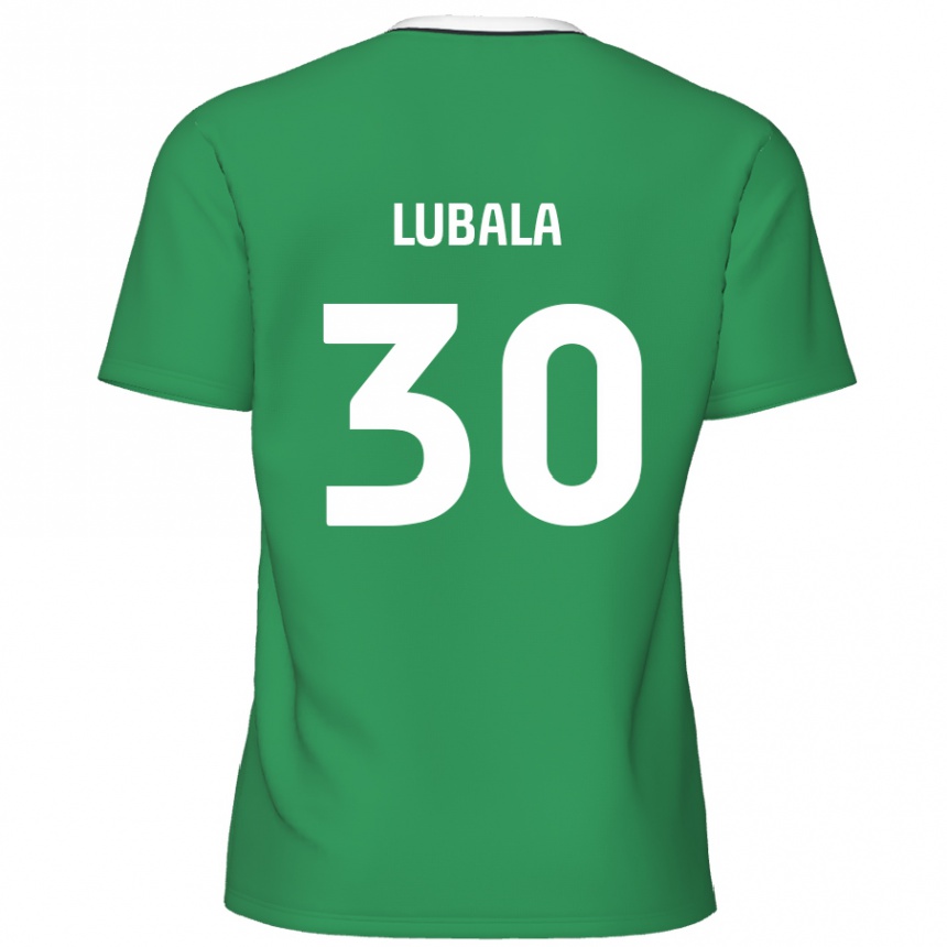 Vaikiškas Bez Lubala #30 Žalia Baltos Juostelės Išvykos Marškinėliai 2024/25 T-Shirt